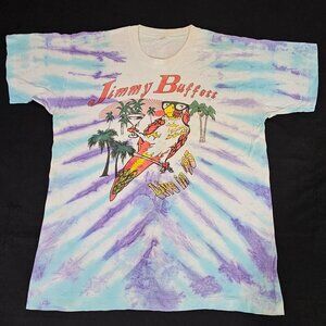 Jimmy Buffett Live In 95 Tie-Dye T-Shirt XL 100% Cotton Graphic Tee